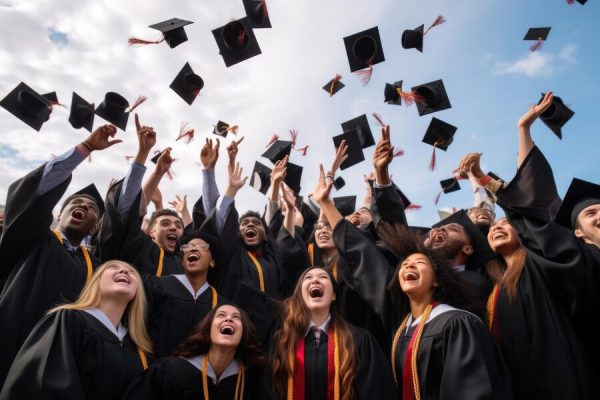 group-graduates-throwing-square-academic-cap-sky_1000823-178610