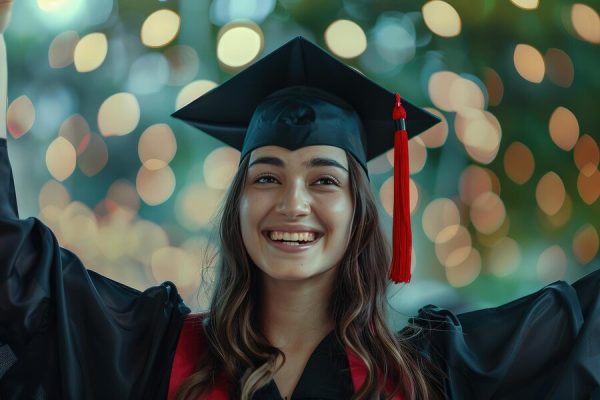 happy-young-woman-graduation-gown-holding-diploma-tube-his-hand-with-his-arm-extended-up_1107779-28462